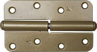 Петля накладная стальная "ПН-110", цвет золотой металлик, левая, 110мм  37653-110L