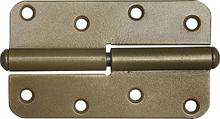 Петля накладная стальная "ПН-110", цвет золотой металлик, правая, 110мм  37653-110R