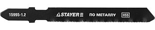 Полотна STAYER "PROFI", T218A, для эл/лобзика, HSS, по металлу (1-3мм), фигур. рез, EU-хвост., шаг 1  15995-1.2_z01