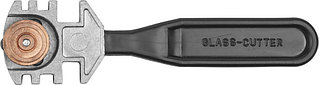 Стеклорез ЗУБР "ЭКСПЕРТ" роликовый, 3 режущих элемента, с пластмассовой ручкой  3360_z01