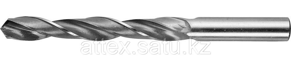 Сверло ЗУБР "МАСТЕР" по металлу цилиндрический хвостовик, быстрорежущая сталь Р6М5, 12х151мм, 1шт 4-29621-151-12