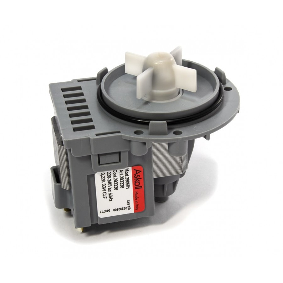 НАСОС ASKOLL 30W 3 ВИНТ КЛЕММЫ НАЗАД 292328, 290681 ТЕРМОПРЕДОХРАН