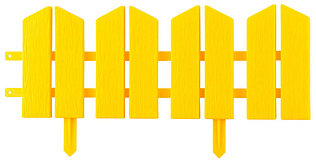 Бордюр декоративный GRINDA "ЛЕТНИЙ САД", 16х300см, желтый 422225-Y