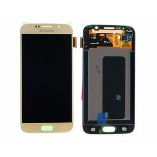 Дисплей Samsung Galaxy S6 SM-G920 Сервис Оригинал с сенсором, цвет золотистый - фото 1 - id-p60527834