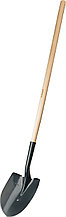 Лопата "МАСТЕР" штыковая ЛСГ для земляных работ, деревянный черенок, ЗУБР 39575