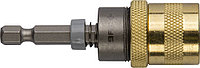 Адаптер ЗУБР "ЭКСПЕРТ" магнитный для бит, фиксатор, ограничитель глубины вворачивания шурупов, 60мм 26753-60