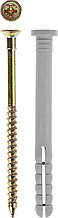 Дюбель-гвоздь полипропиленовый, цилиндрический бортик, 6 x 40 мм, 2000 шт, ЗУБР 4-301360-06-040