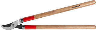 Сучкорез GRINDA с тефлоновым покрытием, деревянные ручки, 700мм  40232_z01