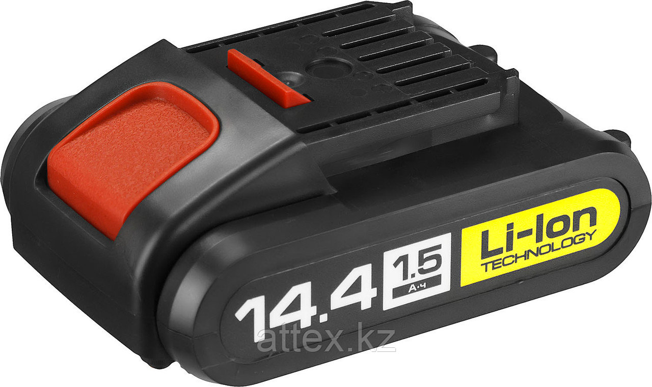 Батарея аккумуляторная Li-Ion, ЗУБР АКБ-14.4-Ли 15М1, для шуруповертов 14.4В серии М1, 1.5Ач, 14.4В, тип "М1"