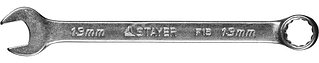 Ключ STAYER "MASTER" гаечный комбинированный, хромированный, 13х13 мм 27085-13