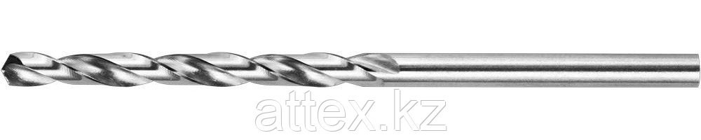 Сверло по металлу, KRAFTOOL HSS-M2 29650-065-3.3, сталь М2(S6-5-2), класс A, DIN 338, d=3,3 мм