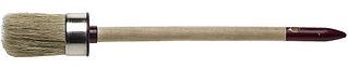 Кисть круглая ЗУБР "УНИВЕРСАЛ - МАСТЕР", светлая щетина, деревянная ручка, №8, 35мм 01501-35