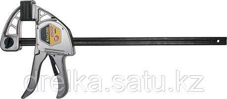 Струбцина "EcoKraft" ручная пистолетная, KRAFTOOL 32228-30, металлический корпус, 300/500мм, 200кгс, фото 2