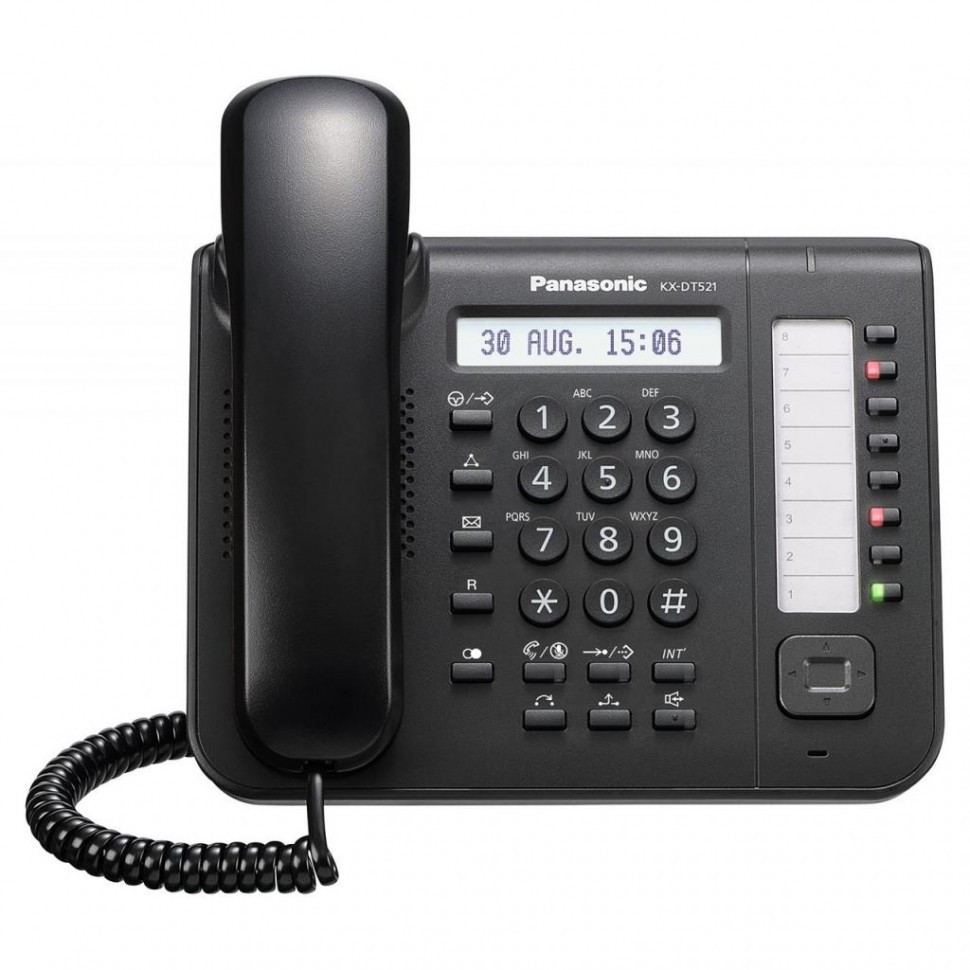 Цифровой системный телефон Panasonic KX-DT521RU-B