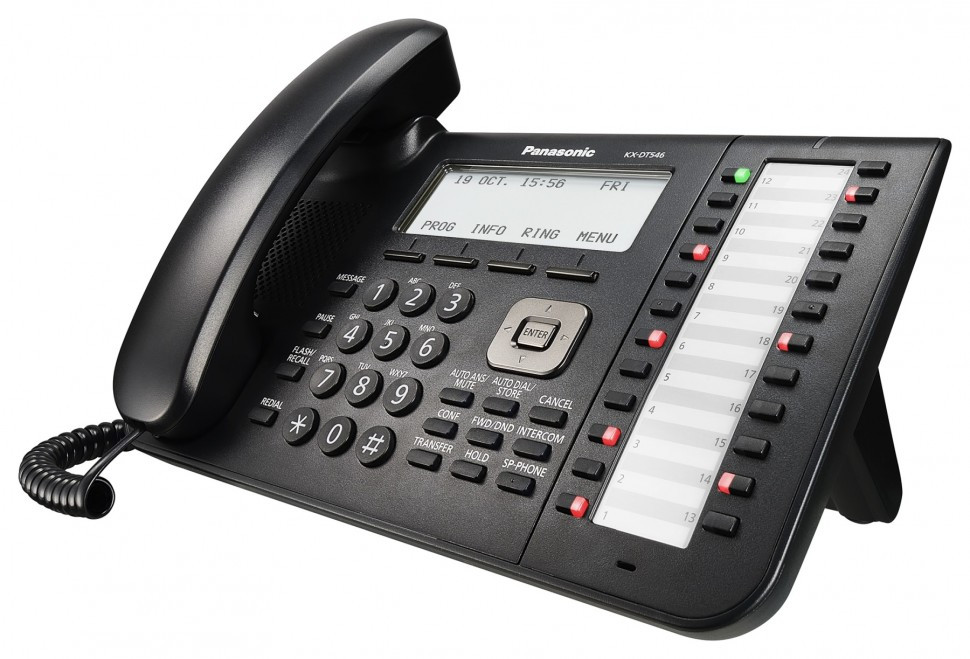 Цифровой системный телефон Panasonic KX-DT546RU-B