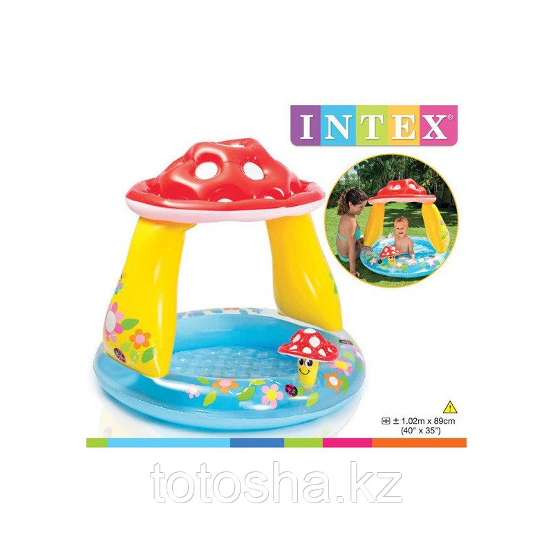 Intex Детский надувной бассейн Гриб - фото 4 - id-p60631619