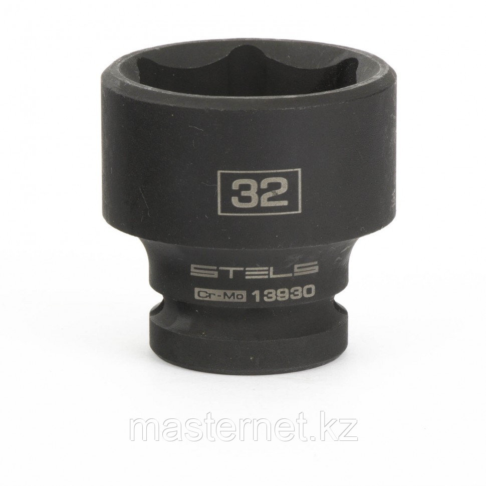 Головка ударная шестигранная, 32 мм, 1/2", CrMo // Stels