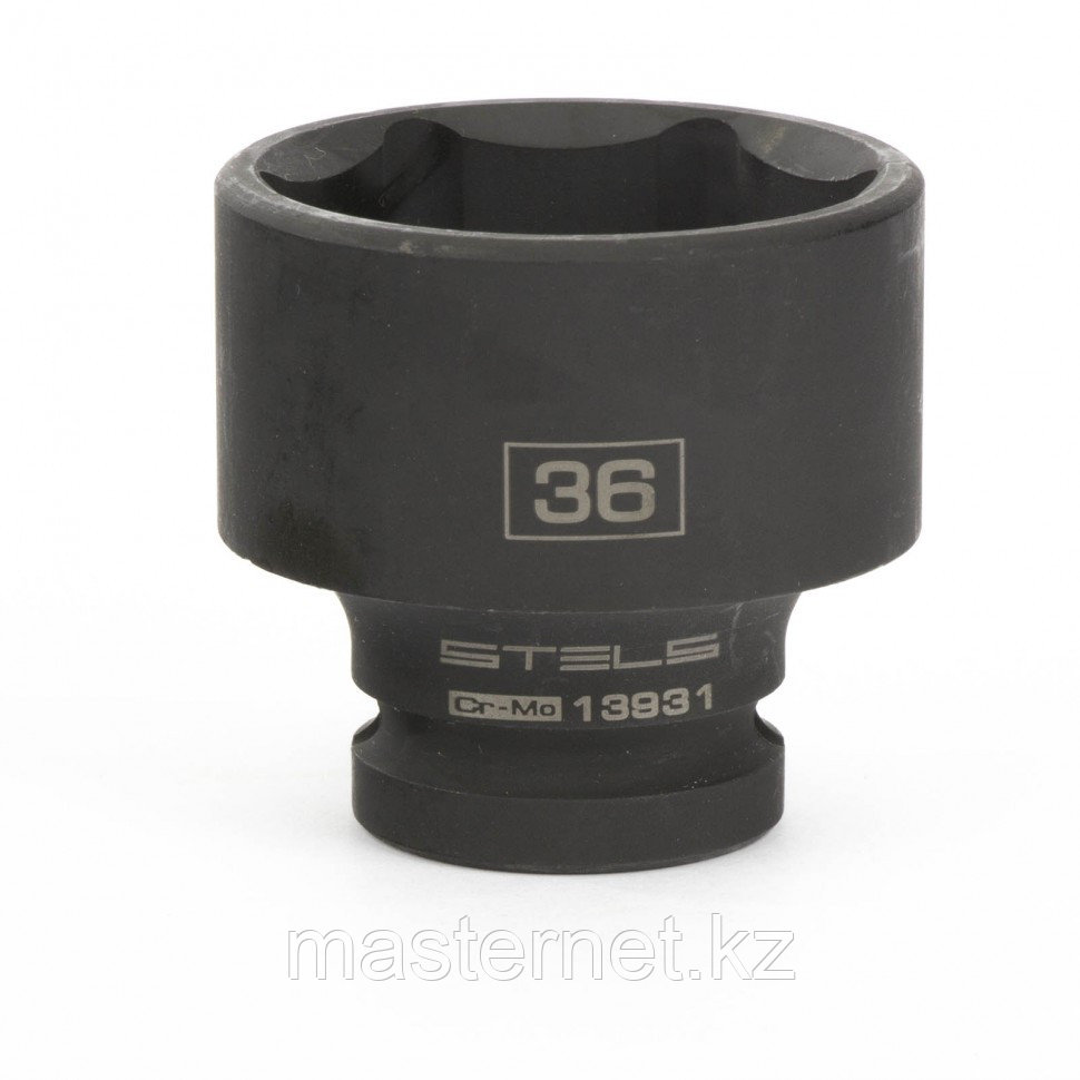 Головка ударная шестигранная, 36 мм, 1/2", CrMo // Stels