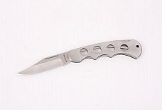 Нож STAYER складной, цельнометаллическая облегченная рукоятка, большой