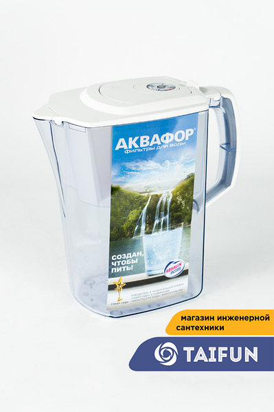 Фильтр для очистки воды Аквафор Кувшин АТЛАНТ: продажа, цена в Шымкенте.  Фильтры-кувшины от "Магазин инженерной сантехники "TAIFUN"" - 60635851