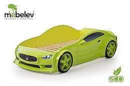 Кровать-машинка объемная (3d) EVO "Мазерати" зеленый
