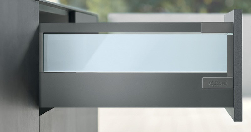 Выдвижной ящик TANDEMBOX ANTARO B 500 с 1-м релингом Orion grey