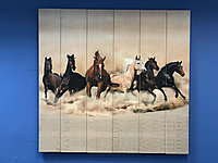 Картина «Скакуны» 60×60 см