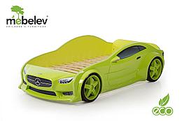 Кровать-машинка объемная (3d) EVO "Мерседес" зеленый