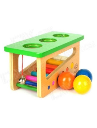 Развивающая игрушка колотушка деревянная с ксилофоном - фото 2 - id-p4491057