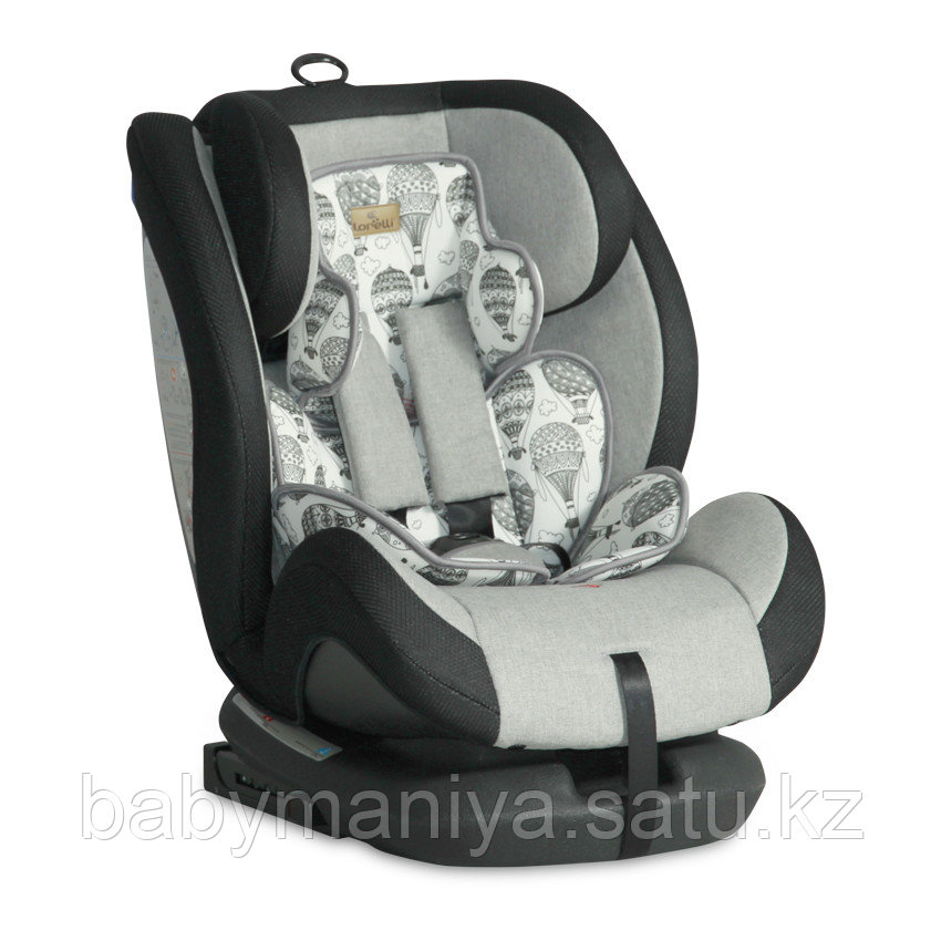 Автокресло 0-36 кг Lorelli RIALTO Isofix (BBC-Q5) Черный-серый / Black&Gray 1858
