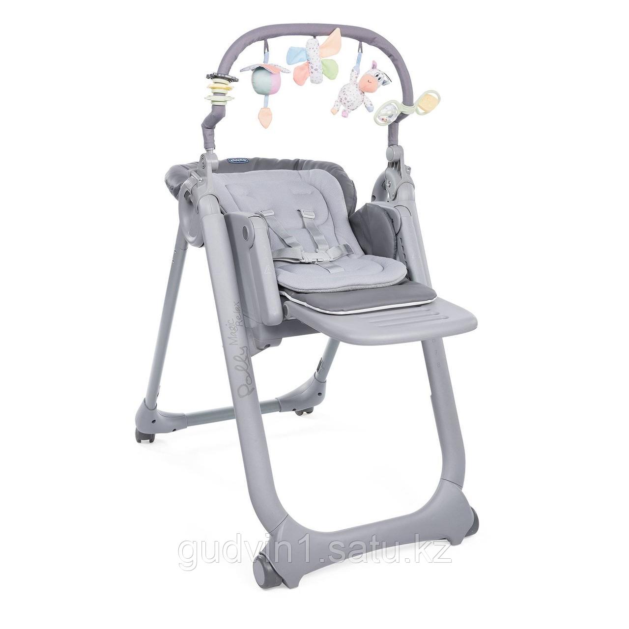 Chicco: Стульчик для кормления Polly Magic Relax Graphite 1069358