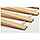 Кровать каркас РИКЕНЕ серо-коричневый 140х200 Лурой ИКЕА, IKEA , фото 6