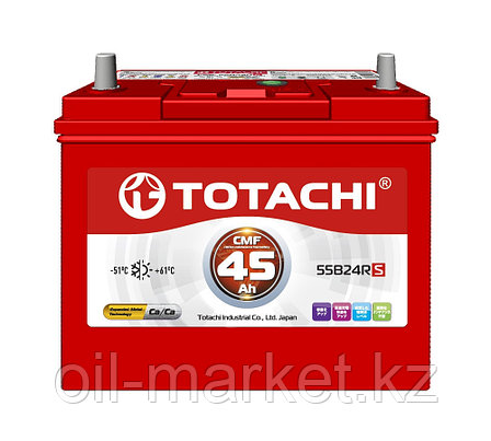Аккумулятор TOTACHI 45 А/ч CMF - 55B24LS, фото 1
