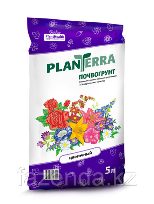 Грунт PlanTerra 5л, для декоративных и цветочных культур