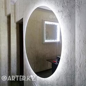 Зеркало с LED-подсветкой «парящее», d=800мм