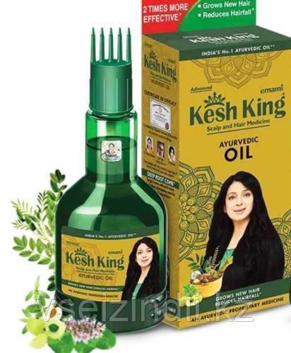 Масло "Кеш Кинг" для роста и против выпадения волос 300 мл/Herbal Hair Oil Kesh King 300 ml - фото 1 - id-p60666606