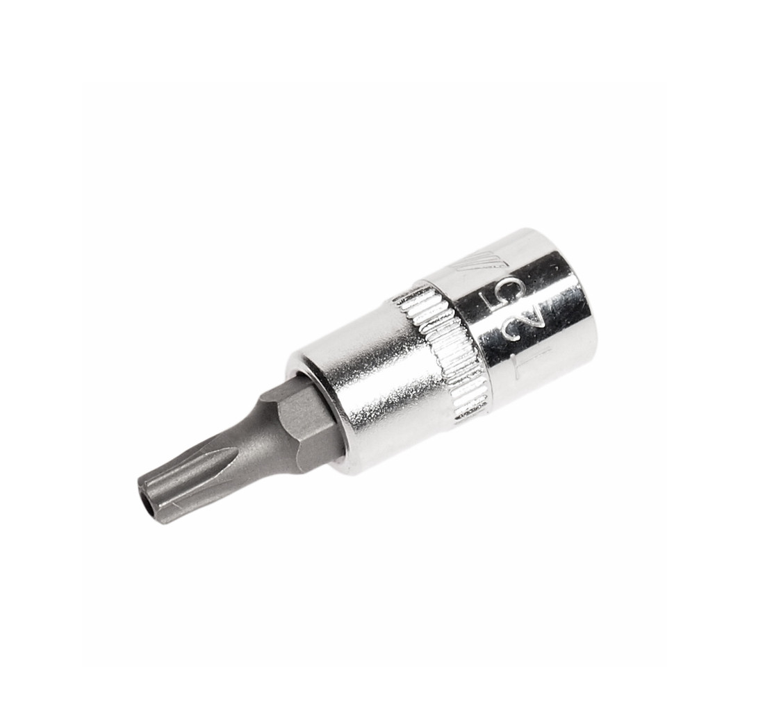 JTC Бита-головка 1/4" TORX T25Hх37мм с отверстием JTC