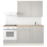 Кухня КНОКСХУЛЬТ серый 180x61x220 см ИКЕА, IKEA
