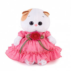 Мягкая игрушка "Ли-Ли Baby в платье с вязаным цветочком", 20 см