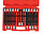 JTC Набор бит-головок 1/2" 6-ти гранных HEX H5-H12,TORX T40-T70, SPLINE M8-M10,RM8-RM14 22 предмета JTC, фото 2