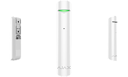 Беспроводной датчик разбития стекла Ajax GlassProtect, белый