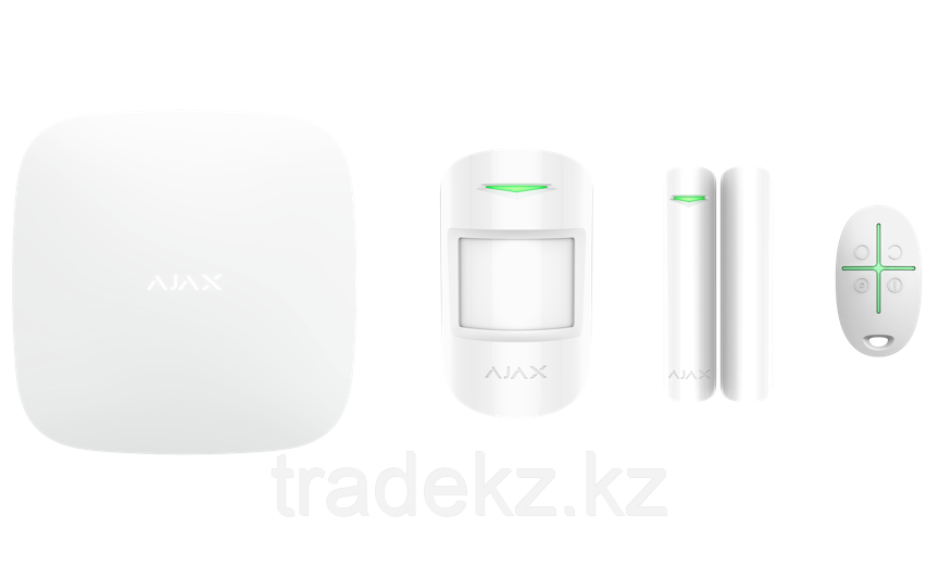 Комплект беспроводной системы охраны Ajax Hub Kit белый