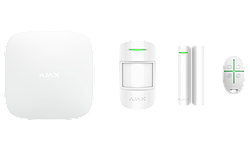 Комплект беспроводной системы охраны Ajax Hub Kit белый