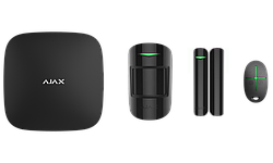 Комплект беспроводной системы охраны Ajax Hub Kit, черный