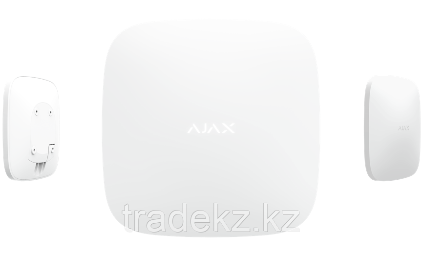 Интеллектуальная централь системы безопасности Ajax Hub Plus, белый, Ethernet, Wi-Fi, 3G, две SIM-карты