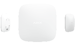 Интеллектуальная централь системы безопасности Ajax Hub Plus, белый, Ethernet, Wi-Fi, 3G, две SIM-карты