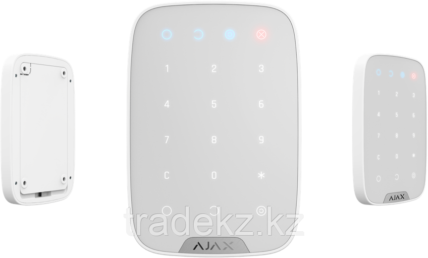 Беспроводная сенсорная клавиатура Ajax KeyPad, белый - фото 1 - id-p60676119