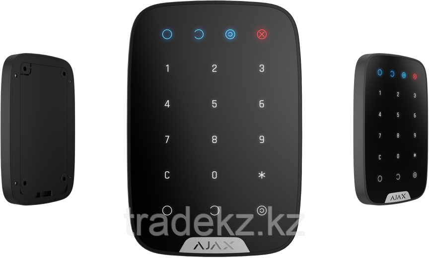 Беспроводная сенсорная клавиатура Ajax KeyPad, черный - фото 1 - id-p60676130