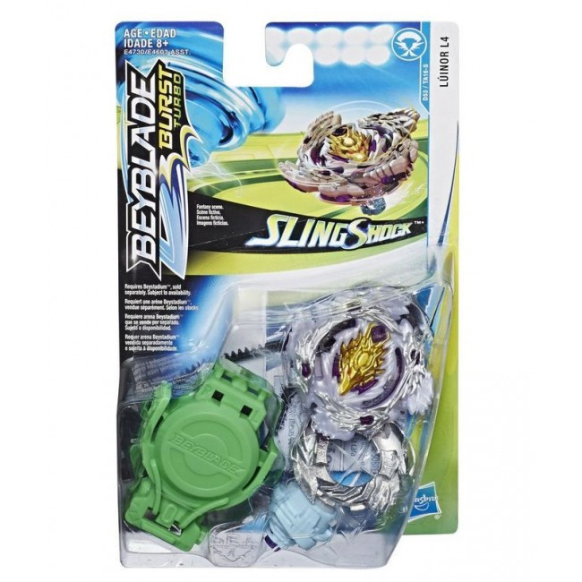 Hasbro Bey Blade Sling Shock Волчок Бейблэйд Luinor L4 D53/TA16-S