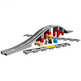 Lego Duplo Конструктор Железнодорожный мост и рельсы, фото 2